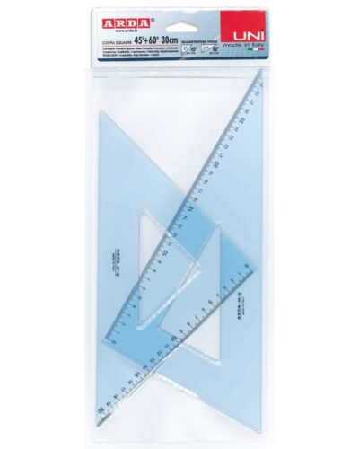 ΤΡΙΓΩΝΑ ΖΕΥΓΗ (45o+60o) ARDA UNI 30cm