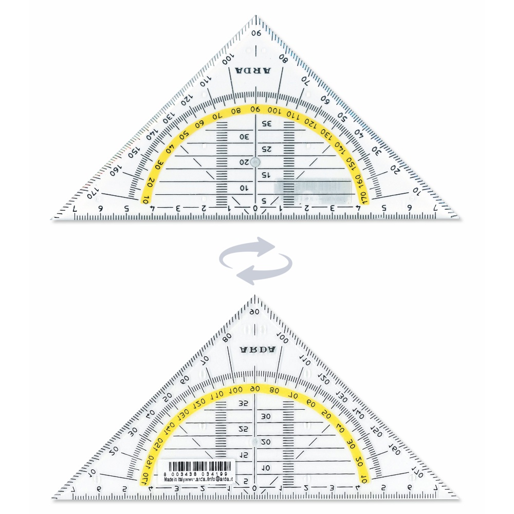 ΤΡΙΓΩΝΟΜΟΙΡΟΓΝΩΜΟΝΙΟ ARDA UNI 45° 25cm (γεωδαιτικό)