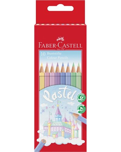 ΚΡΑΓΙΟΝ ΞΥΛΙΝΑ FABER CASTELL 10 χρωμ. PASTEL