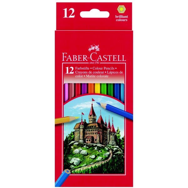 ΚΡΑΓΙΟΝ ΞΥΛΙΝΑ FABER CASTELL 12 χρωμ. (120112)