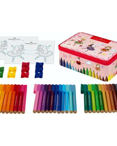 ΣΕΤ ΖΩΓΡΑΦΙΚΗΣ FABER CASTELL ΜΕΤΑΛΛΙΚΟ ΚΟΥΤΙ ΜΑΡΚΑΔΟΡΟΙ 33τεμ.