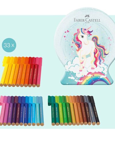ΣΕΤ ΖΩΓΡΑΦΙΚΗΣ FABER CASTELL ΜΕΤΑΛΛΙΚΟ ΚΟΥΤΙ ΜΑΡΚΑΔΟΡΟΙ 33τεμ.ΜΟΝΟΚΕΡΟΣ