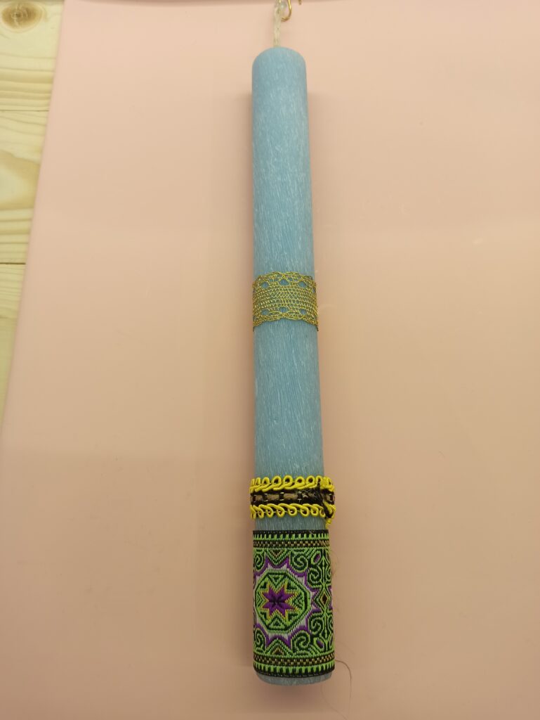 Boho Λαμπάδα Στρογγυλη