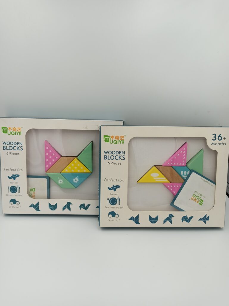 Wooden blocks 6 Pieces