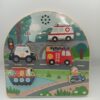 Wooden Puzzle With Sound Vehicles
