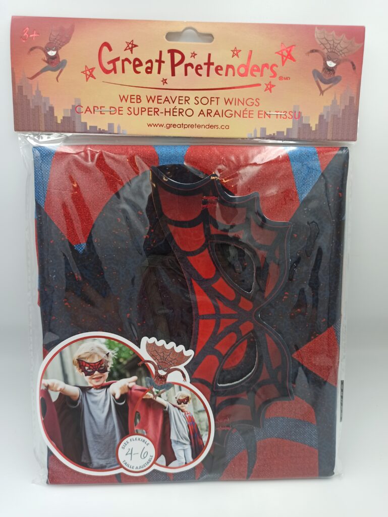 Super Hero Cape Red 4-6age