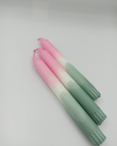 Λαμπαδα Κερι Ροζ Μεντα