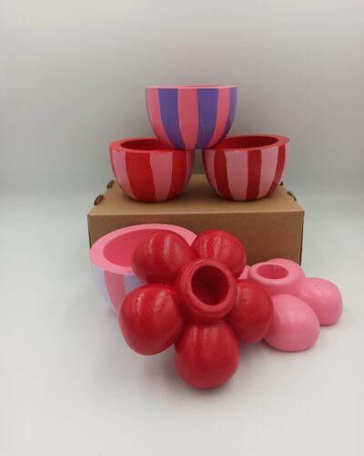 ΠΥΛΙΝΕΣ ΒΑΣΕΙΣ ΚΕΡΙΩΝ ΚΟΚΚΙΝΟ ΡΟΖ