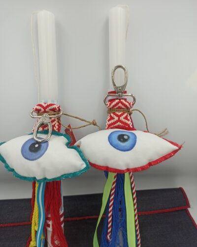 ΛΑΜΠΑΔΑ ΜΕ BAG CHARM ΜΑΤΙ ΧΕΙΡΟΠΟΙΗΤΟ ΣΕ ΦΑΚΕΛΟ ΤΖΙΝ