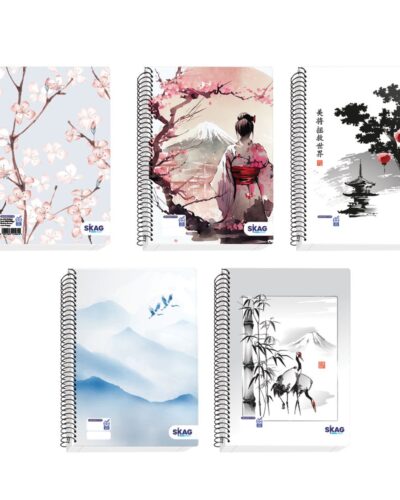 ΤΕΤΡΑΔΙΑ SKAG ΣΠΙΡΑΛ ΡΡ ΔΙΑΦ.ΕΞΩΦΥΛ.17χ25 1Θ.