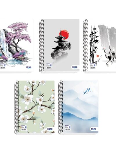 ΤΕΤΡΑΔΙΑ SKAG ΣΠΙΡΑΛ ΡΡ ΔΙΑΦ.ΕΞΩΦΥΛ.21χ29 5Θ