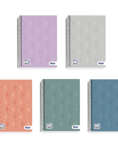 ΤΕΤΡΑΔΙΑ SKAG ΣΠΙΡΑΛ LAMINATED ABSTRACT 21X29 1Θ.