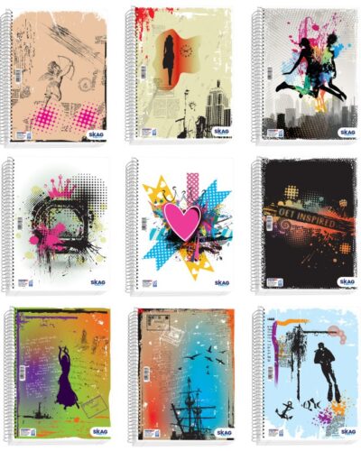 ΤΕΤΡΑΔΙΑ SKAG ΣΠΙΡΑΛ FUN ΚΟΡΙΤΣΙ 17X25 5ΘΕΜ