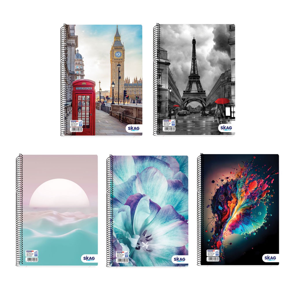 ΤΕΤΡΑΔΙΑ SKAG ΣΠΙΡΑΛ FUN ΚΟΡΙΤΣΙ 21X29 4ΘΕΜ