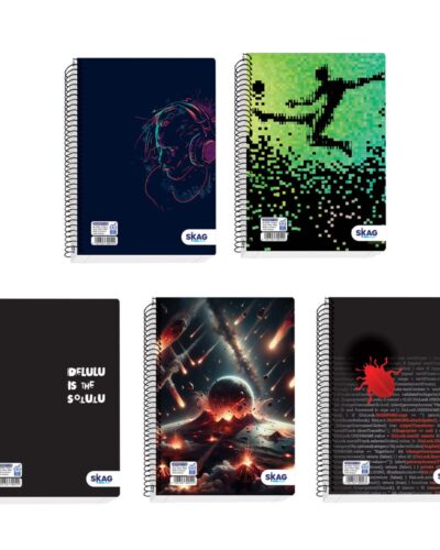 ΤΕΤΡΑΔΙΑ SKAG ΣΠΙΡΑΛ FUN ΑΓΟΡΙ 17X25 3ΘΕΜ