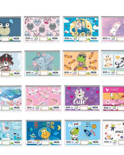 ΜΠΛΟΚ SKAG ΖΩΓΡΑΦΙΚΗΣ Νο 1 17Χ25 Φ.16