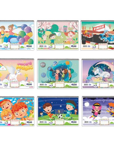 ΜΠΛΟΚ SKAG ΖΩΓΡΑΦΙΚΗΣ Νο 2 23Χ32 Φ.16