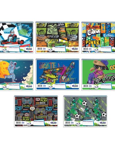 ΜΠΛΟΚ SKAG ΖΩΓΡΑΦΙΚΗΣ Νο 5 Α4 Φ.51 (για αγόρι)