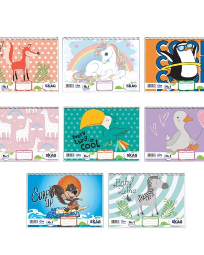 ΜΠΛΟΚ SKAG ΜΙΚΡΟΙ ΖΩΓΡΑΦΟΙ Νο 1 Α4 Φ.51 ΜΕ ΑΥΤΟΚΟΛΛΗΤΑ