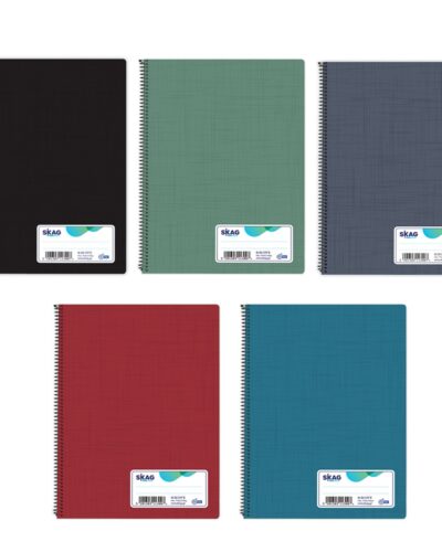 ΤΕΤΡΑΔΙΑ SKAG ΣΠΙΡΑΛ 17χ25 Φ.100 ΡΙΓΕ