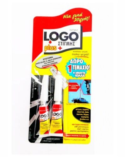 ΚΟΛΛΑ LOGO ΣΤΙΓΜΗΣ 2gr +2gr ΔΩΡΟ