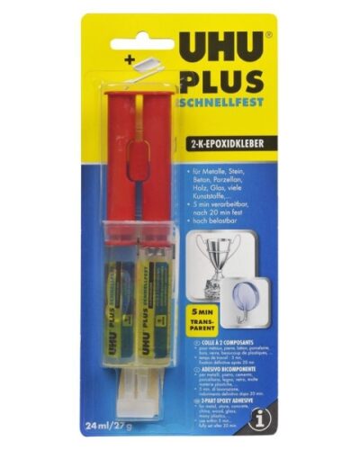 ΚΟΛΛΑ UHU PLUS ΕΠΟΞΕΙΔΙΚΗ 2 ΣΥΣΤΑΤ.24ML