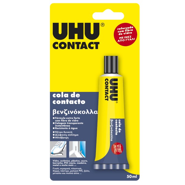 ΚΟΛΛΑ UHU CONTACT GLASS 50ml (βενζινόκολλα)