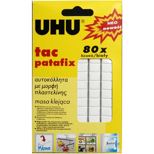 ΚΟΛΛΑ UHU TAC PATAFIX (80τεμ.)