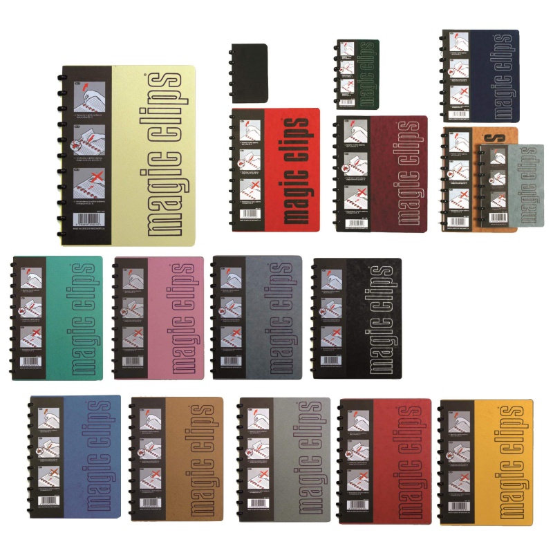 ΤΕΤΡΑΔΙΑ MAGIC CLIPS 17χ25 3θεμ.