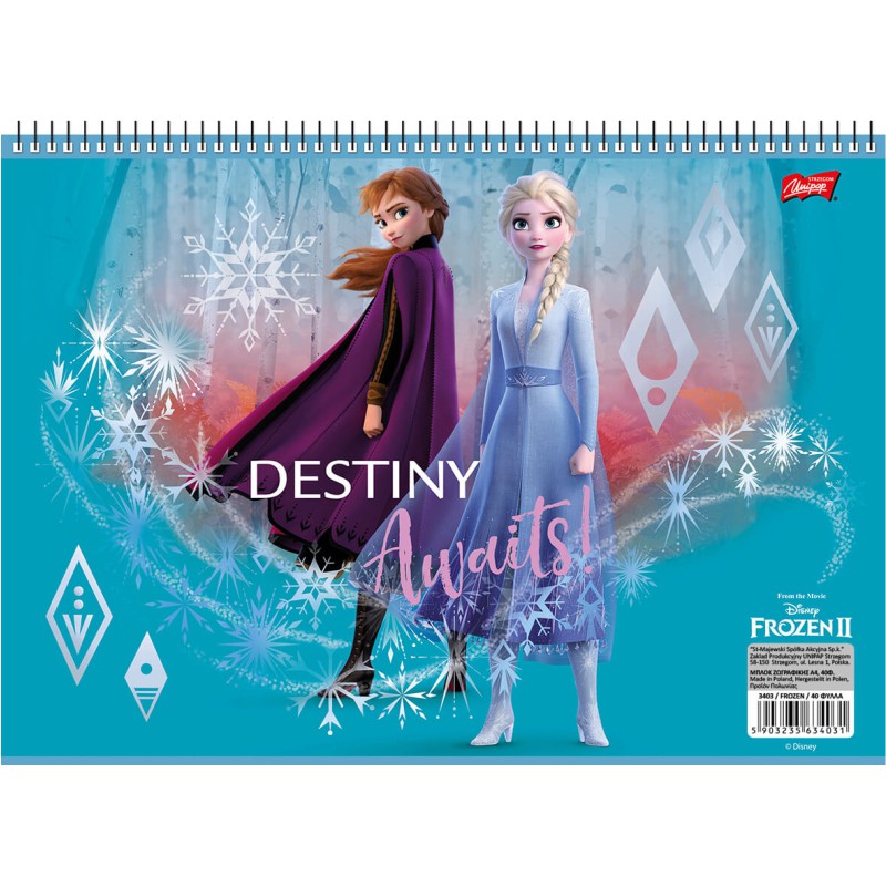 ΜΠΛΟΚ ΖΩΓΡΑΦΙΚΗΣ SALKO Νο 17 Α4 80gr.Φ.40 FROZEN