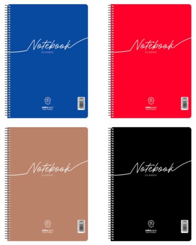 ΤΕΤΡΑΔΙΑ SALKO ΣΠΙΡΑΛ NOTEBOOK CLASSIC 17X25 1 ΘΕΜ.