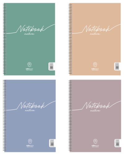 ΤΕΤΡΑΔΙΑ SALKO ΣΠΙΡΑΛ NOTEBOOK NATURA 17Χ25 4ΘΕΜ.