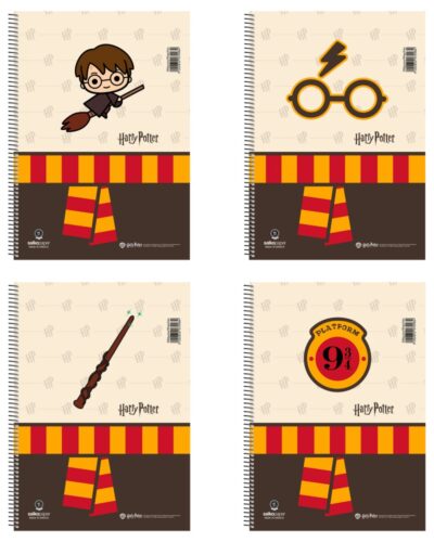 ΤΕΤΡΑΔΙΑ SALKO ΣΠΙΡΑΛ HARRY POTTER CHARMS 21X29 3 ΘΕΜ.