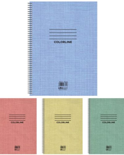 ΤΕΤΡΑΔΙΑ SALKO ΣΠΙΡΑΛ COLORLINE 17Χ25 4ΘΕΜ.