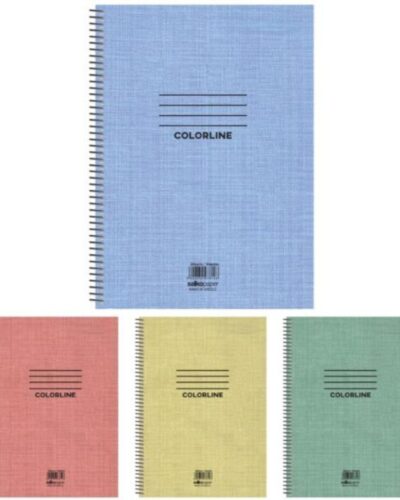 ΤΕΤΡΑΔΙΑ SALKO ΣΠΙΡΑΛ COLORLINE 21Χ29 5ΘΕΜ.