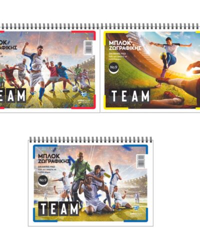 ΜΠΛΟΚ ΖΩΓΡΑΦΙΚΗΣ SALKO Νο 9 Α4 80gr.Φ.40 TEAM