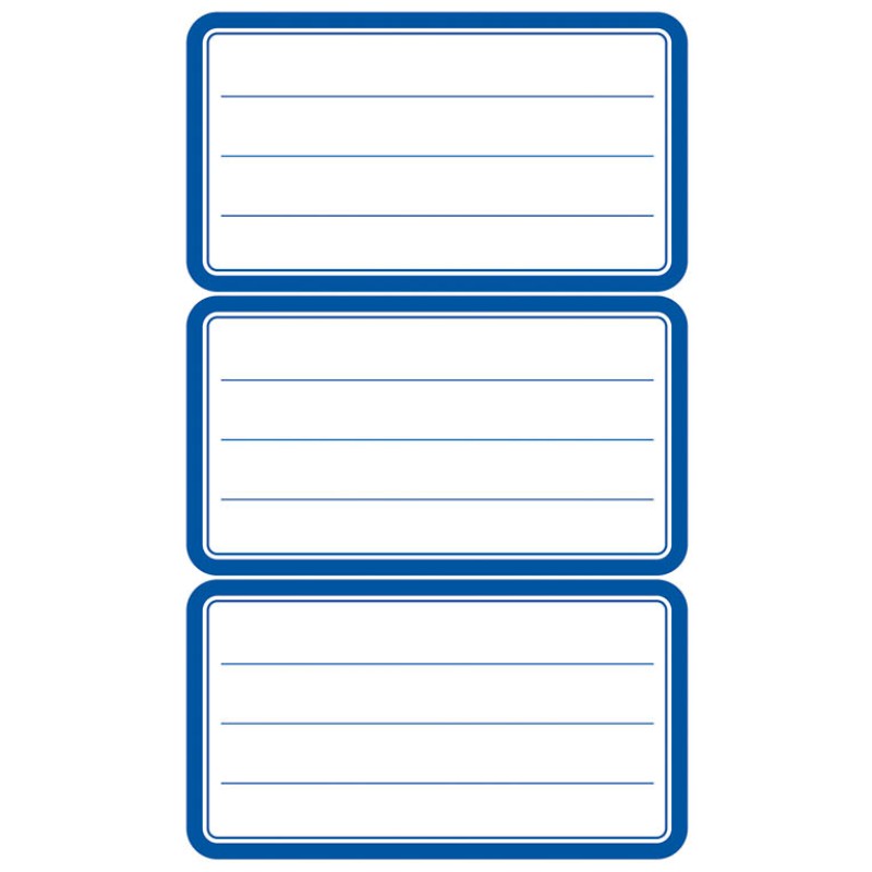 ΕΤΙΚΕΤΕΣ ΣΧΟΛΙΚΕΣ BSB ΑΠΛΕΣ ΡΙΓΕ ΜΠΛΕ (5 φύλλα)