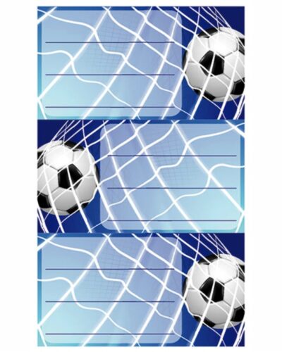 ΕΤΙΚΕΤΕΣ ΣΧΟΛΙΚΕΣ BSB ΑΠΛΕΣ FOOTBALL (3 φύλλα)