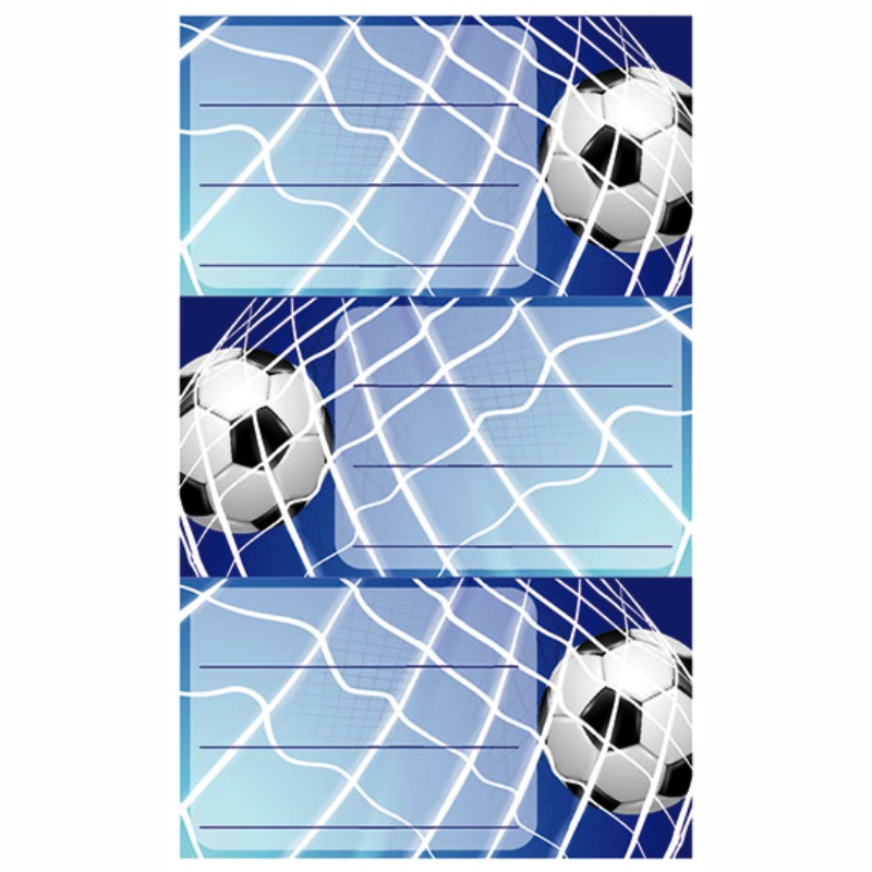 ΕΤΙΚΕΤΕΣ ΣΧΟΛΙΚΕΣ BSB ΑΠΛΕΣ FOOTBALL (3 φύλλα)