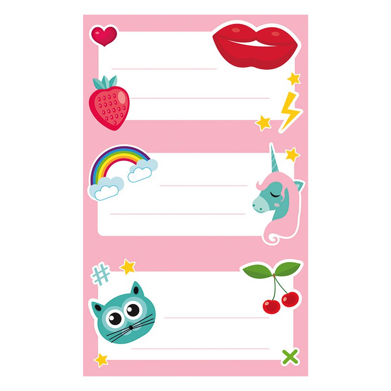 ΕΤΙΚΕΤΕΣ ΣΧΟΛΙΚΕΣ BSB ΑΠΛΕΣ ICON (3 φύλλα)