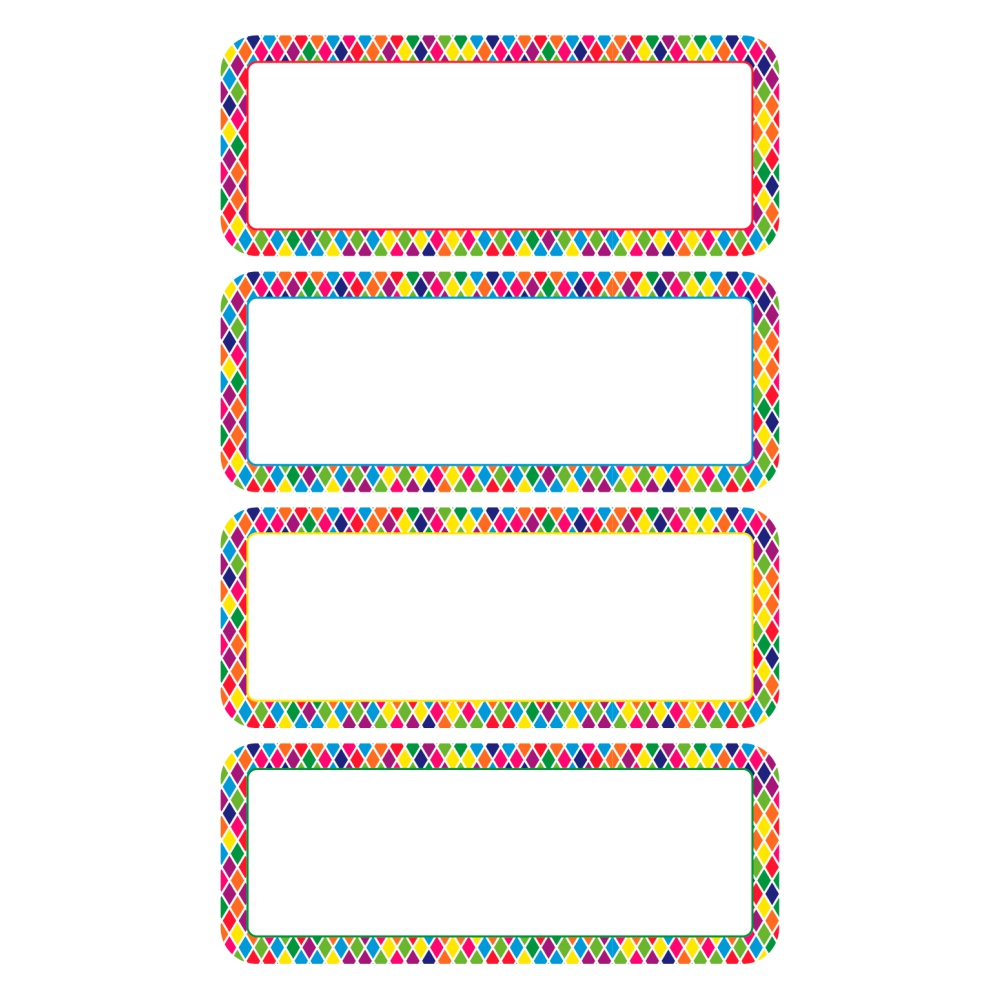 ΕΤΙΚΕΤΕΣ ΣΧΟΛΙΚΕΣ BSB ΑΠΛΕΣ COLORFUL (3 φύλλα)