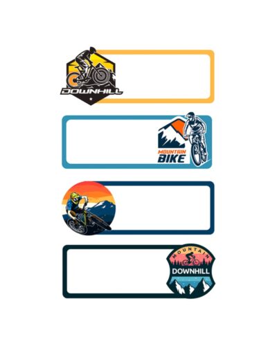 ΕΤΙΚΕΤΕΣ ΣΧΟΛΙΚΕΣ BSB ΑΠΛΕΣ MOUNTAINBIKE (3 φύλλα)
