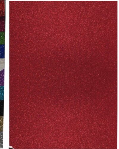 ΧΑΡΤΟΝΙΑ GLITTER COLORFIX 50χ70 RED 250γρ.