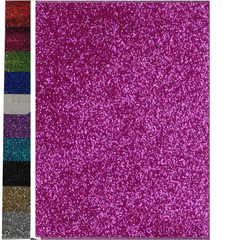 ΧΑΡΤΟΝΙΑ GLITTER COLORFIX 50χ70 FUCSIA 250γρ.