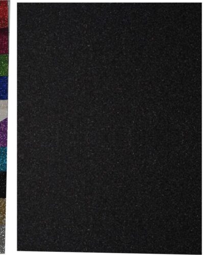 ΧΑΡΤΟΝΙΑ GLITTER COLORFIX 50χ70 BLACK 250γρ.
