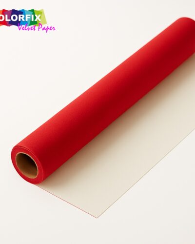 ΧΑΡΤΙ ΒΕΛΟΥΤΕ COLORFIX ΡΟΛΟ 70cm x 10m ΚΟΚΚΙΝΟ