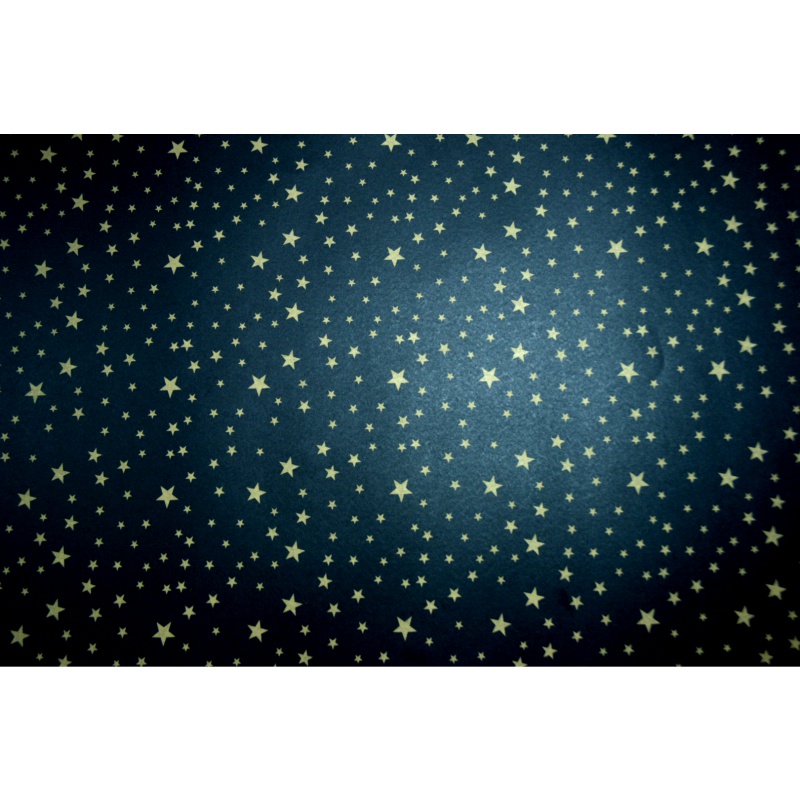 ΧΑΡΤΟΝΙΑ 50Χ70 ΑΣΤΕΡΙΑ ΜΑΥΡΟ 250 gr (χρυσά αστέρια)