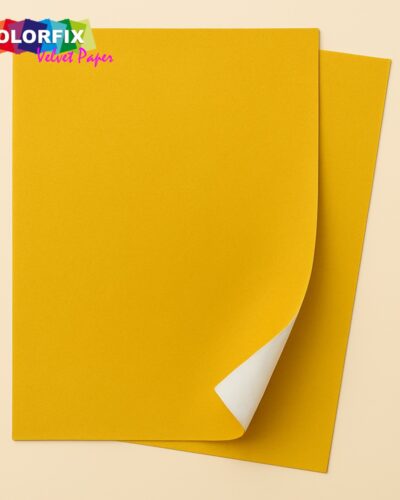 ΧΑΡΤΙ ΒΕΛΟΥΤΕ COLORFIX ΦΥΛΛΑ 50cm x 60cm ΚΙΤΡΙΝΟ