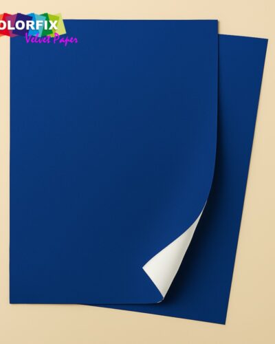 ΧΑΡΤΙ ΒΕΛΟΥΤΕ COLORFIX ΦΥΛΛΑ 60cm x 90cm ΜΠΛΕ ΣΚΟΥΡΟ