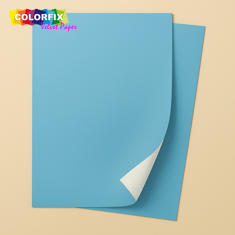 ΧΑΡΤΙ ΒΕΛΟΥΤΕ COLORFIX ΦΥΛΛΑ 60cm x 90cm ΣΙΕΛ